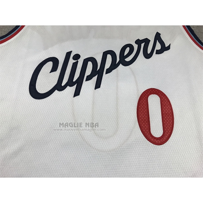 Maglia
 Russell Westbrook NO 0 Los Angeles Clippers Association 2024-25 Bianco
